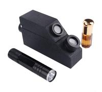 Gem Réfractomètre .30-.81 RI, outil de test de bijoux, pour mesure de biréfringence, kit d'identification de pierres précieuses portable avec lampe de poche, et huile, dispositif de détection de