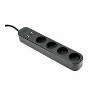 Gembird TSL-PS-S4U-01 gembird Smart Home Steckdosenleiste 4Fach, m.USB-Charge schw