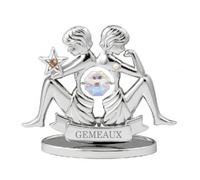 Gémeaux - Signe du zodiaque chromé - Crystocraft