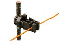 Gemi Elettronica Isolateurs pour clôture électrique poteaux en fer 20 pièces clôtures électriques pour animaux sangliers Vache Cheval Cochon Poules