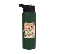 Généalogist Solving Family Mystères Généalogie Ancestry Stainless Steel Insulated Water Bottle