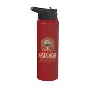 Généalogist Solving Family Mystères Généalogie Ancestry Stainless Steel Insulated Water Bottle