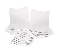 General Office 16 chemises plastiques à rabats et élastiques - Transparent