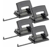 General Office 4 perforateurs 2 trous pour jusqu'à 30 feuilles avec rail de butée A6 / A5 / A4