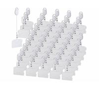 General Office 50 porte-badges avec clip de fixation et enrouleur - Blanc