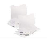 General Office 8 chemises plastiques à rabats et élastiques - Transparent
