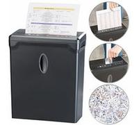 General Office Destructeur de documents A4 coupe croisée avec réservoir 10 L