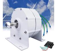Générateur À Aimant Permanent À Faible Régime De 12 000 w, Générateur Triphasé Sans Engrenage À Aimant Permanent 12 v/24 v/48 v/120 v/220 v Ca, Alternateur Pour Éolienne Hydraulique Avec 24v