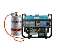 Groupe électrogène gaz-essence KS 10000E G, generateur de courant puissance maximale 8000 W, 230V, moteur EURO-V, power station a affichage LED, generateur electrique essence, enroulement cuivre.