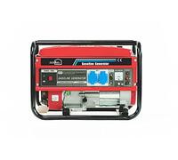 Générateur de courant avec essence - 3000 W BS3500 & YFG3500 - Générateur de secours avec AVR et protection contre les surcharges - 4 temps 6,5-7 CV - Démarreur à câble - 1 x 400 V / 3 x 230 V / 1 x