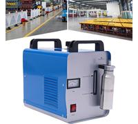 Générateur de flamme hydrogène-oxygène HHO - polisseur acrylique H160 et appareil de soudage à l'eau - capacité 75 l - 220 V - prise EU - CE - bleu