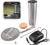 Générateur de fumée à froid en acier inoxydable pour fumoir et barbecue, avec pompe