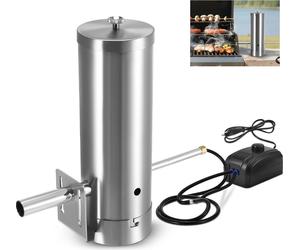 Générateur de fumée à froid pour barbecue - Boîte à fumée en acier inoxydable - Pour barbecue et fumoir - Pour fumer la viande, le poisson et le fromage - Fumage lent à froid - Blanc