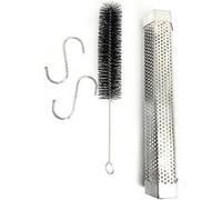 Générateur de Fumée BBQ en Acier Inoxydable FONGWAN Boîte Fumeur Barbecue avec Crochet et Brosse, Hexagone 12in G