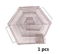 Générateur de fumée froide Accessoires de barbecue Grille de barbecue en acier Outil de cuisson Fumoir Bacon de saumon Poisson Mini boîte à fumer en copeaux de bois, Pentagone