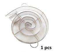 Générateur de fumée froide Accessoires de barbecue Grille de barbecue en acier Outil de cuisson Fumoir Bacon de saumon Poisson Mini boîte à fumer en copeaux de bois, Ronde
