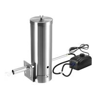 Générateur de fumée froide en acier inoxydable, vis sans fin pour fumoirs, barbecues et fumoirs, spirale de fumage pour poisson, viande, fromage et légumes, générateur de fumée froide durable