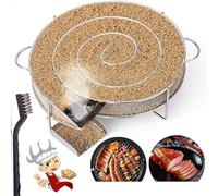 Générateur de fumée froide, fumoir à froid rond en acier inoxydable pour barbecue et fumoir, fumoir à saumon avec brosse et crochet