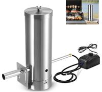 Générateur de fumée - Générateur de fumage à froid en acier inoxydable pour barbecues et fumoirs - Idéal pour fumer la viande et le poisson - Accessoire pour grill et fumoir - Blanc