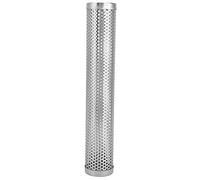 Générateur de fumée hexagonal ou rond portatif de tube de fumeur de BBQ d'acier inoxydable de 12 pouces pour les grils électriques de charbon de bois de gaz fumeurs accessoire de (Ronde)