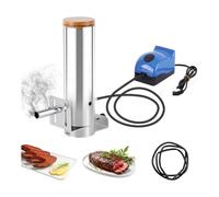 Générateur De Fumoir Électrique Portable Avec Pompe À Air, Tube Fumée En Acier Inoxydable For Gril Granulés, Accessoire Machine Fumer Des Aliments Chauds Et Froids, Cadeau Barbecue For Homme
