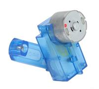 Générateur de manivelle à monter soi-même avec réducteur de vitesse 6 V LED colorée ABS 6 x 5 cm pour projets