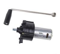 Générateur de manivelle DC 6 V-24 V à engrenage planétaire hydraulique Moteur silencieux Fonctionnement silencieux Sauvegarde domestique 120 x 35 mm