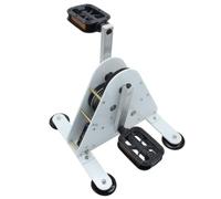 Générateur de pédale portable, générateur alimenté par le pied avec 1-35 V double USB charge rapide, stockage d'énergie, pour le fitness, le camping, l'alimentation extérieure d'urgence