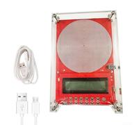 Générateur de signal portable 7,83 Hz pour résonance Schumann, oscillateur numérique stable à faible bruit, pour la maison, le bureau, la relaxation en plein air (rouge)