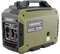 Générateur d'électricité inverter YS2300i, 2000W, groupe électrogène à essence de secours, générateur silencieux avec 2 ports USB et une prise 230V, 58 dB, portable