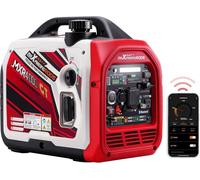 Générateur d'énergie inversé de 3500 W avec application Bluetooth et télécommande, groupe électrogène à essence et GPL silencieux pour usage de secours