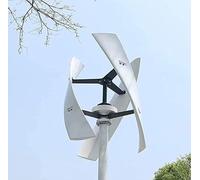 Générateur d'éolienne 3000W/8000W,12V 24V 48V 220V avec 3 pales,générateur d'éolienne Verticale, générateur à Aimant Permanent, kit d'éolienne pour éolienne Hybride solaire,8000W-24V