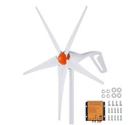 Générateur d'éolienne 500 W-Duoku-Kit d'énergie Êolienne 12 V à 5 Pales-avec Contrôleur MPPT-Direction du Vent Réglable
