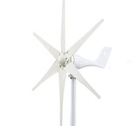 Générateur d'éolienne, Générateur d'éoliennes à 6 lames 3000W 12V 24V 48V avec contrôleur de charge Mppt for système éolien à usage domestique pour la maison, la ferme, les camping-cars(Size:Wind turb