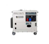 Générateur diesel boîtier renforcé 230 ou 400V moteur Euro 5 "Könner & Söhnen" KS 9200HDES-1/3 ATSR