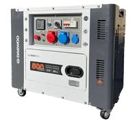 Générateur diesel Daewoo DDAE10500DSE-3G - 8,1 kVA, démarrage électrique, 230V/400V