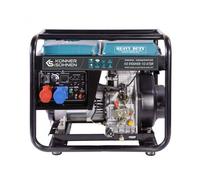 Générateur diesel Euro 5 boitier ATS intégré puissance 6500W "Könner & Söhnen" KS 9100HDE-1/3 ATSR