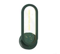 Générateur d'Ions Négatifs pour Purification Air Intérieur | Élimine cuisine, réduit formaldéhyde, ions négatifs actifs, design compact, lumière AC intégrée(Green)