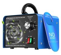Générateur d'ozone 100 000 mg/h, appareil avec ions négatifs et minuterie de 120 minutes, purificateur d'air à ozone pour éliminer les odeurs, idéal pour les voitures, les maisons, les animaux de comp