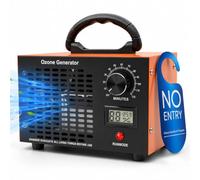 Générateur d'ozone, 120 000 mg/h, purificateur d'air à ozone jusqu'à 400 m² | Ozonisator Purificateur d'air industriel avec indicateur de température et d'humidité Minuterie de 120 minutes pour voiture