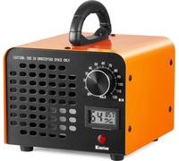 Générateur d'ozone 12000mg/h - Ozoniseur 80W pour la purification de l'air ambiant - Couverture 300㎡ - Appareil à ozone pour la rénovation de bâtiments - Désodorisant avec minuterie 0-120 minutes - Su