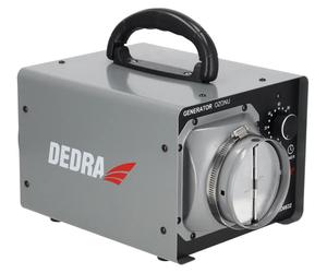 Générateur d'ozone 20 g/h, appareil à ozone DEDRA, 120 W, débit d'air 340 m³/h. Méthode de désinfection, ventilateur, tuyau flexible, contrôle automatique du temps de fonctionnement, élimination des m