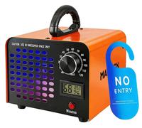 Générateur d'ozone, 60 000 mg/h, minuterie de 0 à 120 minutes, design portable, ventilateur puissant, économe en énergie