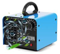 Générateur d'ozone 60 000 mg/h. Ozonisateur industriel O3. Purificateur d'air à ozone avec minuterie de 120 minutes. Élimine les odeurs jusqu'à 600 m². Ozonisateur O3 pour voiture, garage, appartement