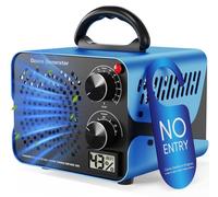 Générateur d'ozone de 180 000 mg, avec 3 niveaux de réglage. Appareil à ozone avec fonction HOLD, indicateur de température et d'humidité, et minuterie de 120 minutes. Purificateur d'air à ozone pour 