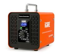 Générateur d'Ozone Domestique 60000mg/h, Generateur Ozone à Bouton Électronique avec 2 Mode, Machine à Ozone pour Purification de l'Air et Élimination des Odeurs pour Maison, Voiture, Salle de Bain