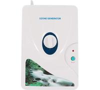 Générateur d'ozone/ozoniseur - Purificateur d'air et stérilisateur - Débit d'ozone de 600 mg/h - Débit d'air de 50 m³/h - 8 W - 220 V - Pour l'air, l'eau et les aliments - Blanc