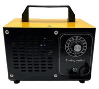 Générateur d'ozone - Purificateur d'air portable - 60 000 mg/h - Minuterie - Élimination des odeurs - 120 W - Jaune/Noir
