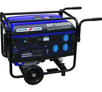 Générateur électrique, MASTER FLASH, 5500 W, avec chariot, monophasé, système AVR, bleu