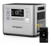 Générateur Electrique Portable 2400W, AFERIY Batterie Nomade 2048Wh, Charge Rapide 1,5H, 13 Sorties, Contrôle via App, 7 Ans de Garantie, Générateur Électrique Solaire Argenté Argenté G